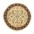 Pasargad DC Fine Hand Knotted Kashan Design Round Rug For Sale