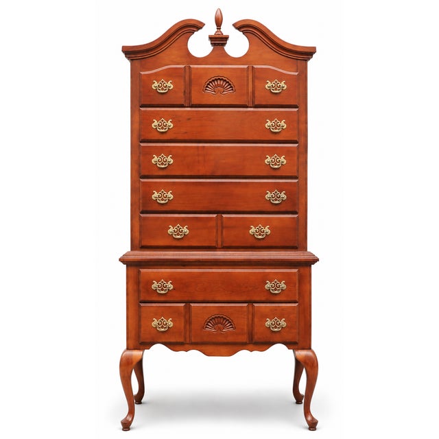 Queen Anne Mahogany Highboy For Sale - Image 4 of 9