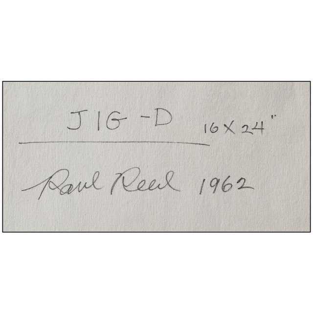 Abstract Expressionism 1960s JIG - D, Paul Allen Reed For Sale - Image 3 of 4