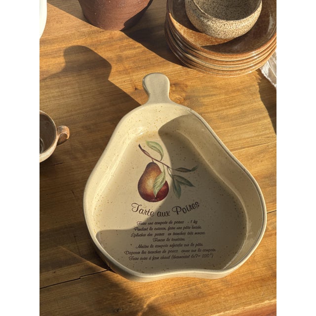 Pear-Shaped Pie Dish, 1980s For Sale - Image 11 of 12