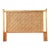 Vintage Bamboo and Wood King Headboard For Sale