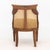 French Empire Style Cane Paneled Walnut Bergere For Sale - Image 9 of 9