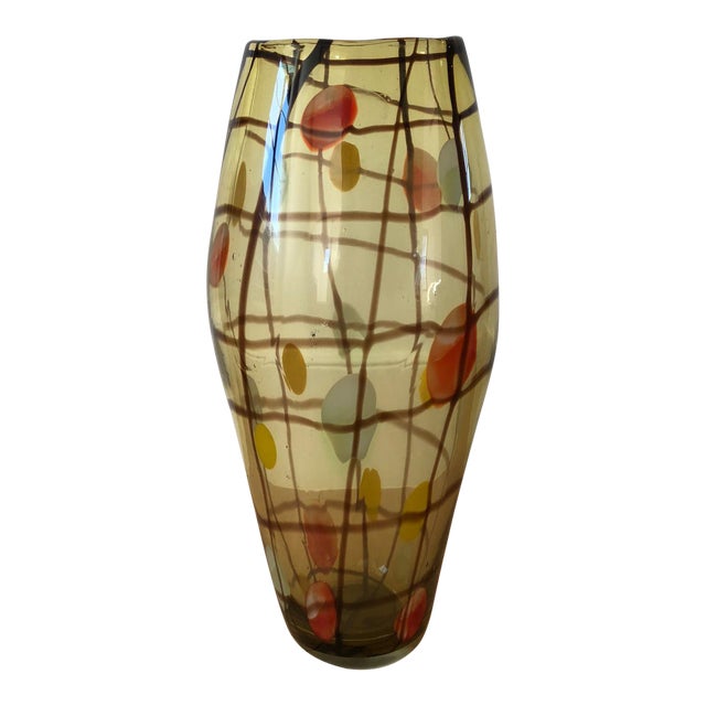 Dale Tiffany HandBlown Glass Vase Chairish