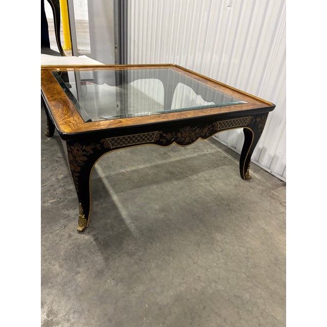 Wood Chinoiserie Drexel Heritage Et Cetera Coffee Table For Sale - Image 7 of 12