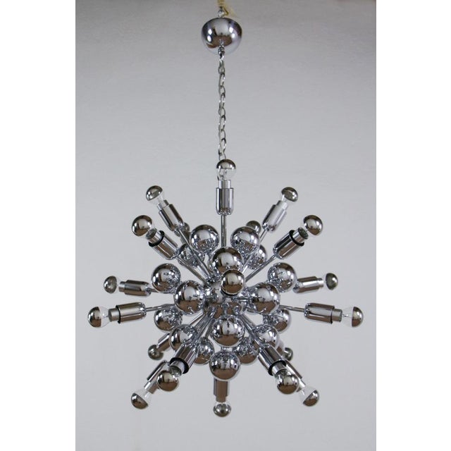 Space Age Italian 20-Light Sputnik Chandelier by Reggiani Goffredo, 1965 For Sale - Image 15 of 18