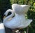 Mid-Century Modern Hand Painted Glazed Italian Terra Cotta Swan Planter Jardiniere For Sale - Image 3 of 13