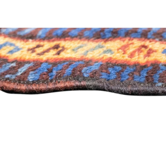 Antique Kurdish Rug 5'3'' X 8'3'' For Sale - Image 9 of 12