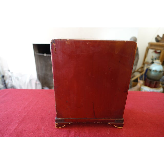 Japanese Jewelry Box in Wood For Sale - Image 4 of 8