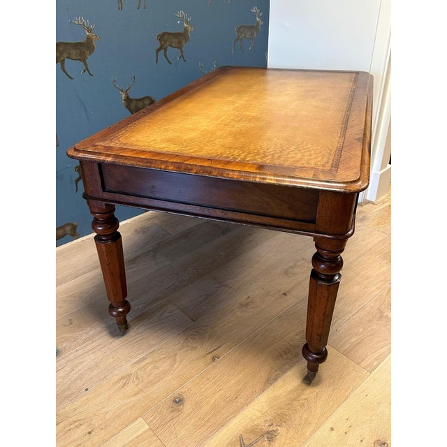 Antique Writing Table in Mahogany, 1850 For Sale - Image 6 of 12
