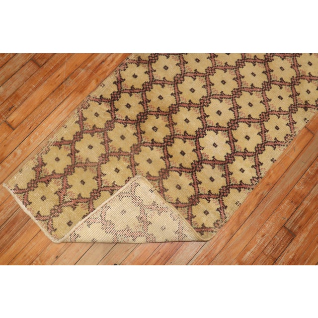 Narrow Vintage Zabihi Collection Turkish Runner - 2'4" x 9'3" For Sale In New York - Image 6 of 10