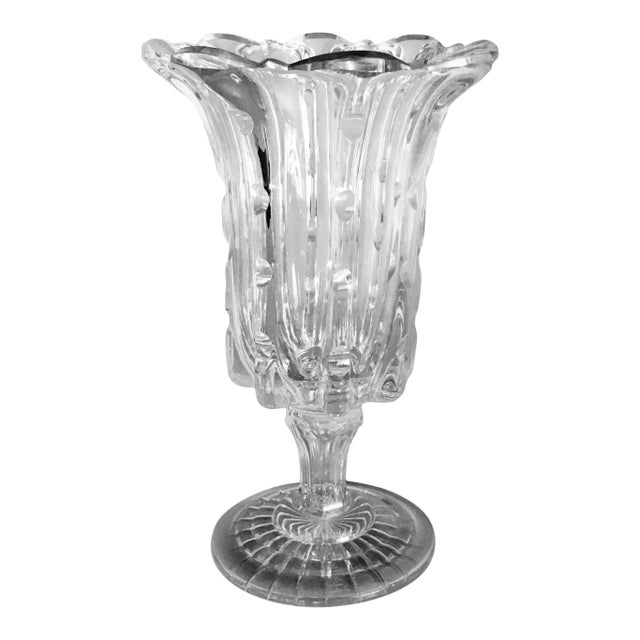 Mid 19th Century Victorian CutGlass Celery Vase Chairish