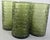 Vintage Avocado Brick Tumblers- Set of Four For Sale - Image 4 of 13