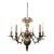 Vintage 1972 Chapman Solid Brass Chandelier | Hollywood Regency or Dutch Colonial Style. For Sale