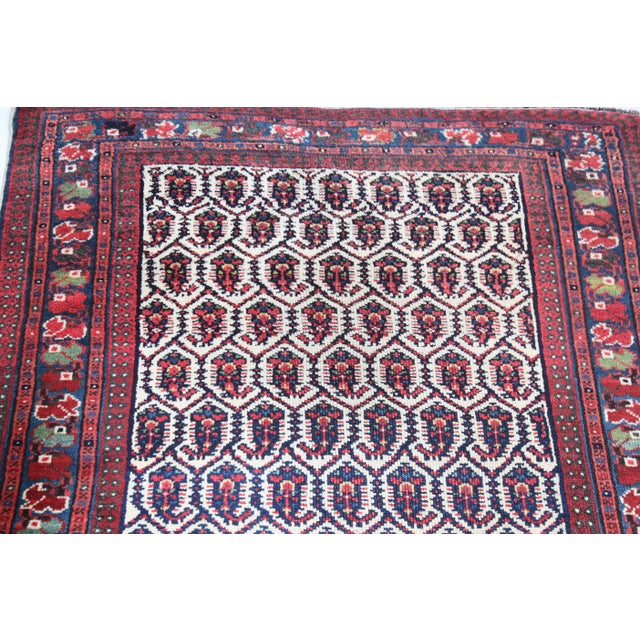 White 1920s Collector Sahsavan Runner For Sale - Image 8 of 14
