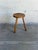 Wood Vintage Danish Mid Century Modern Solid Wood Milking Stool Tripod Side Table For Sale - Image 7 of 8