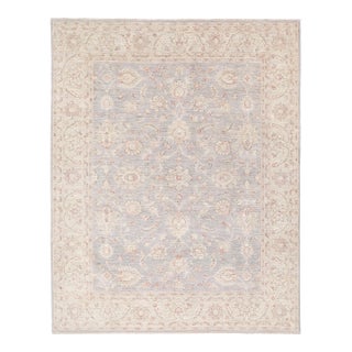 Pasargad DC Ivory Color Hand Knotted Farahan Rug For Sale