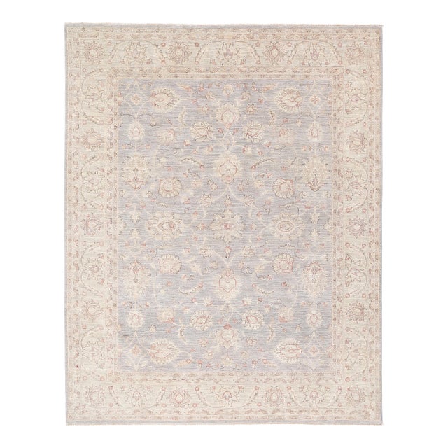 Pasargad DC Ivory Color Hand Knotted Farahan Rug For Sale