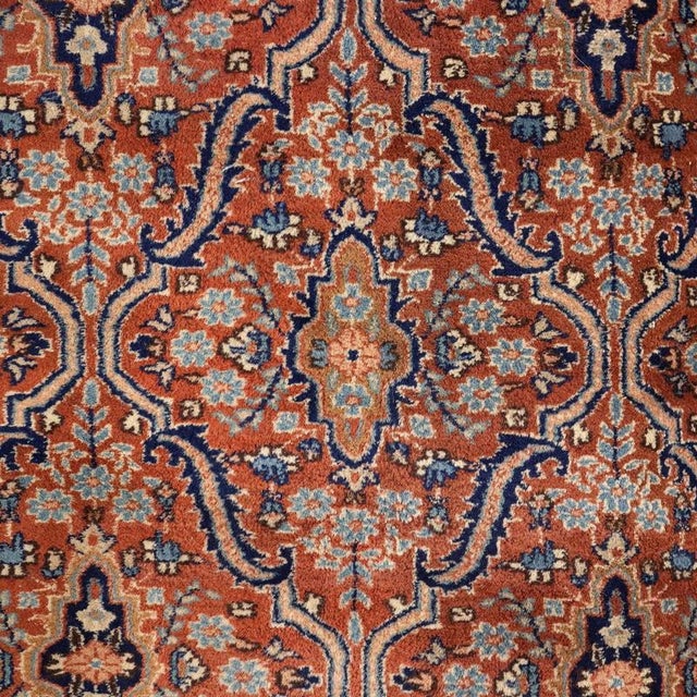Antique Asian Rug in Wool For Sale - Image 4 of 8