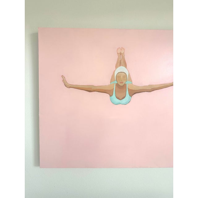 "Flamingo Sky", Modern Oil Painting by Jennifer Hohlfelder For Sale - Image 4 of 10