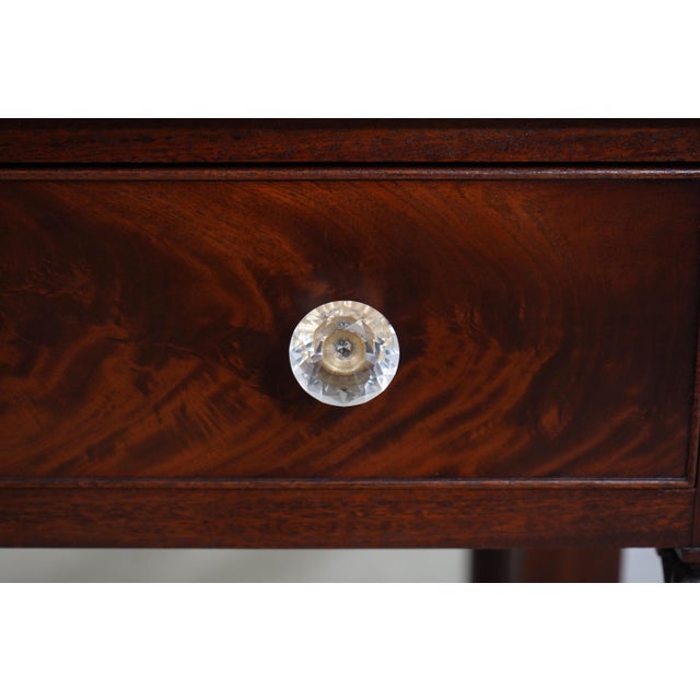 Antique Empire Mahogany 1 Drawer Buffet Server For Sale - Image 11 of 18
