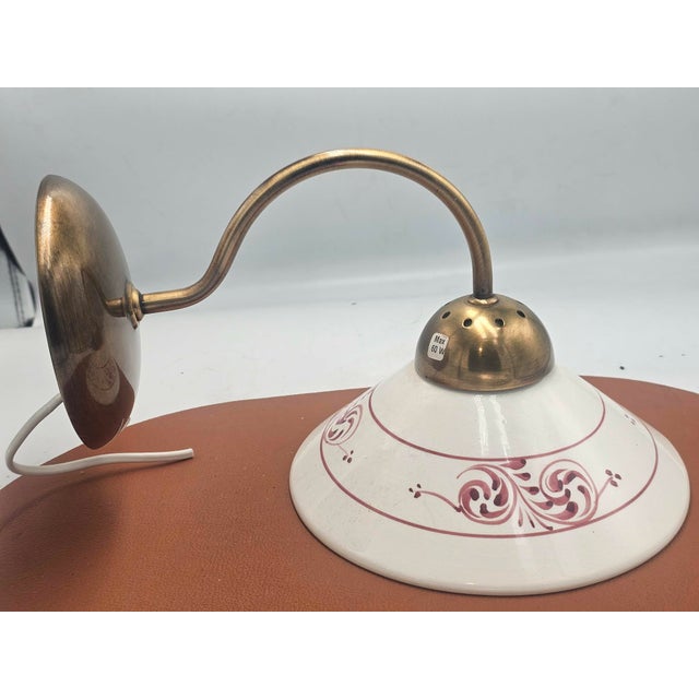 1970s Vintage Brass Wall Lamp, 1970s For Sale - Image 5 of 8