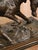 Late 19th Century Late 19th Century German Brass & Plaster Hunting Dog Sculpture by Emil Wünsche For Sale - Image 5 of 14