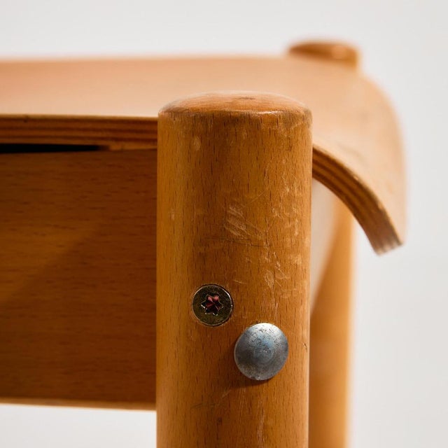 Stackable Oak Chair, 1970s For Sale - Image 18 of 18