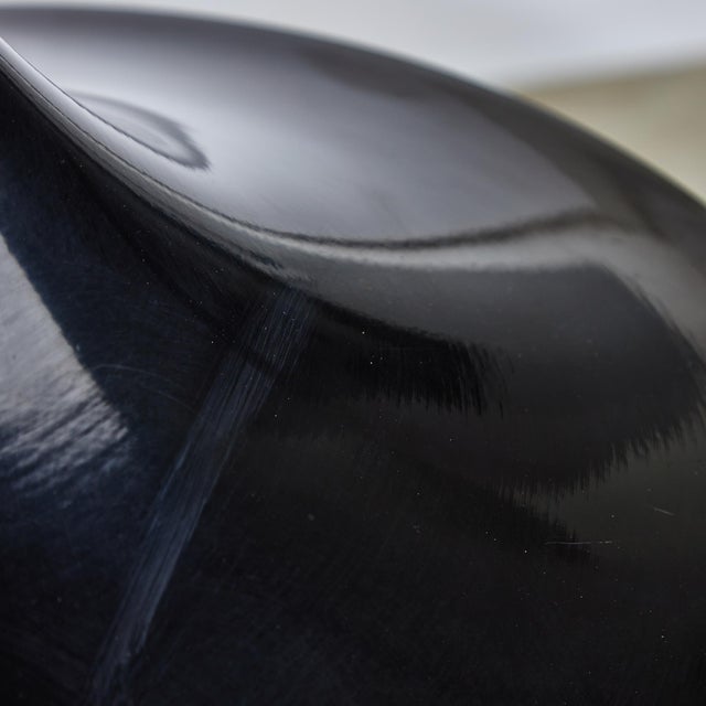 Black Black and White Cone-Shaped Pendant For Sale - Image 8 of 18