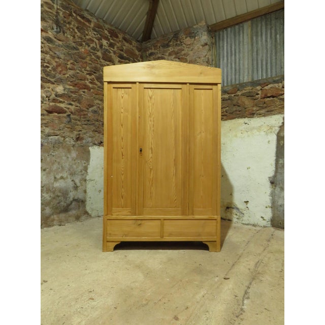 Antique Knockdown Wardrobe in Pine, 1890s For Sale - Image 10 of 18