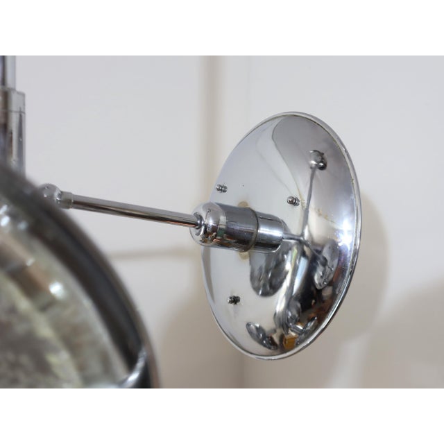 Esperia Chandelier in Chrome and Murano Glass, 1970s For Sale - Image 9 of 13