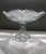 Glass 1950s L. E. Smith Diamond Point Ruffle Edged Compote Dish For Sale - Image 7 of 10