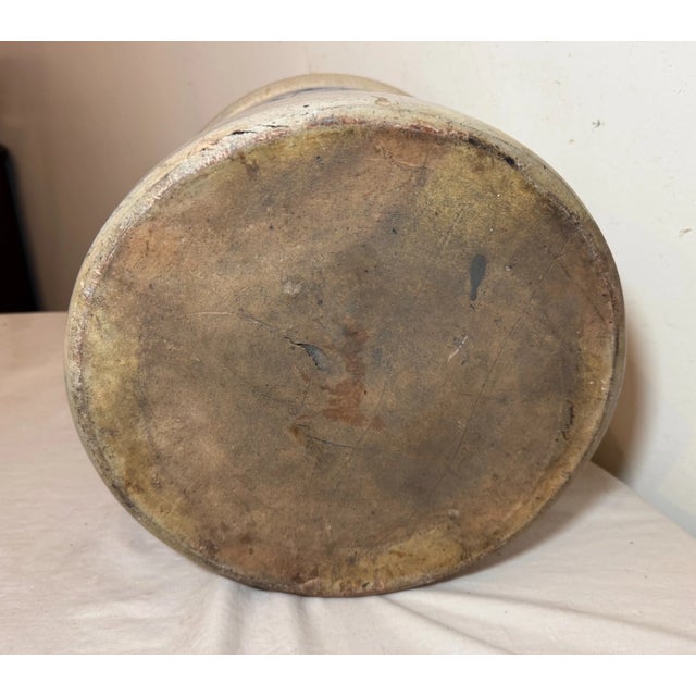 Ceramic Antique 19th Century Handmade Jacob Zipf Stoneware Crock Union Pottery Nj Jug For Sale - Image 7 of 12