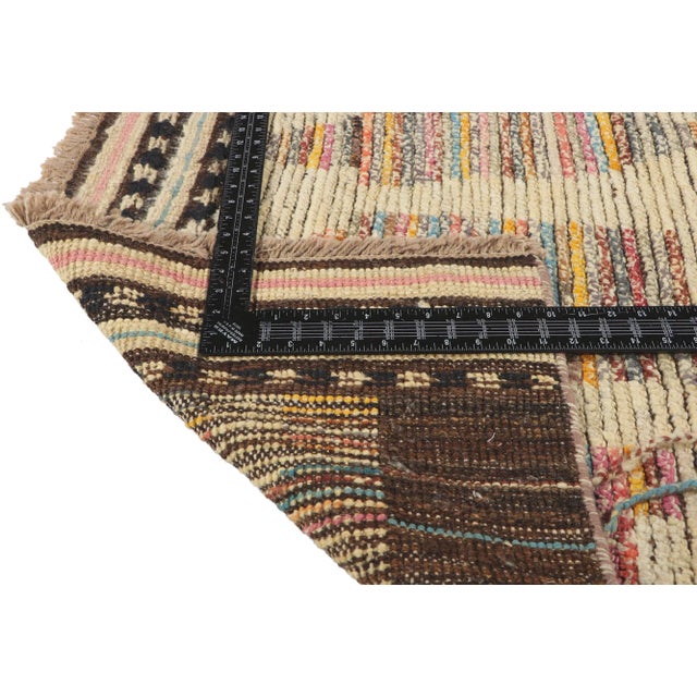 Moroccan Rug With Short Pile - 03'02 X 05'04 For Sale In Dallas - Image 6 of 10