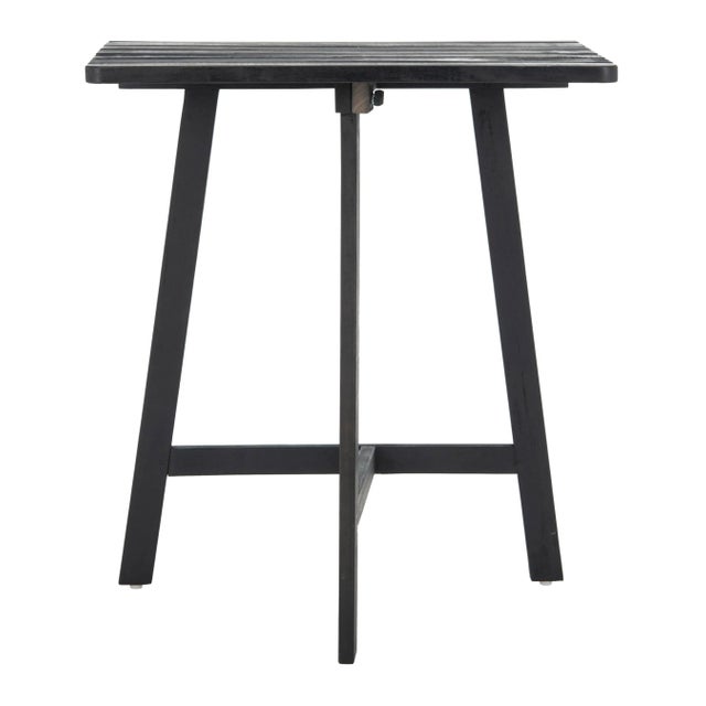 Outdoor Balcony Table in Dark Slate Grey For Sale - Image 11 of 11