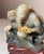 Gray Signed Antique Carved Chinese Shoushan Hard Stone Fisherman Man Sculpture Statue For Sale - Image 8 of 12