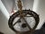 Bronze Antique Beaux Arts Bronze Crystal Basket Four Light Chandelier Rewired For Sale - Image 8 of 10
