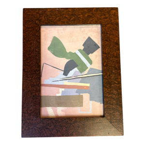 1950’s Original Abstract Expressionist Pastel Watercolor Painting