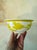 Set of Two Mid Century Peking Glass Bowls, Yellow Overlay Glass, Asian Decorative Art Glass For Sale - Image 4 of 9
