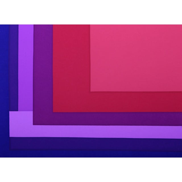 Abstract Imperial Red by Barbara Lynch Zinkel For Sale - Image 3 of 4