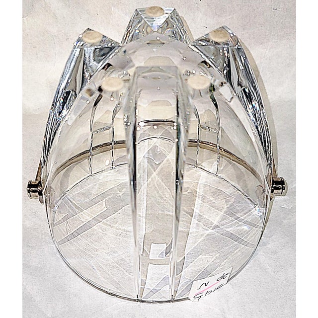 Transparent 1990s Baccarat Neptune Crystal Ice Bucket For Sale - Image 8 of 11