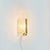 Orrefors Scandinavian Leaf-Shaped Glass and Brass Wall Light by Carl Fagerlund for Orrefors, Sweden, 1960s For Sale - Image 4 of 10