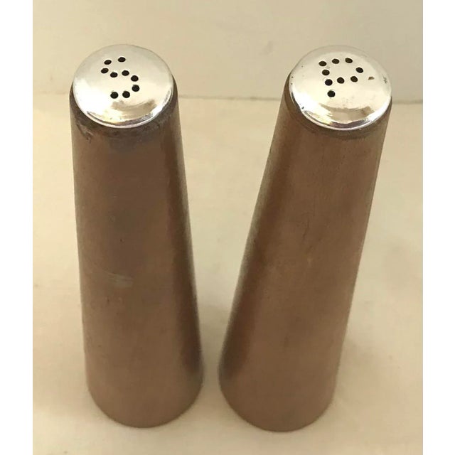 Nice pair of wooden (teak?) Danish modern salt and pepper shakers!