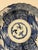Early 19th Century Antique Blue and White 17" Wide Fuyode Plate - Circa 1830 For Sale - Image 5 of 17