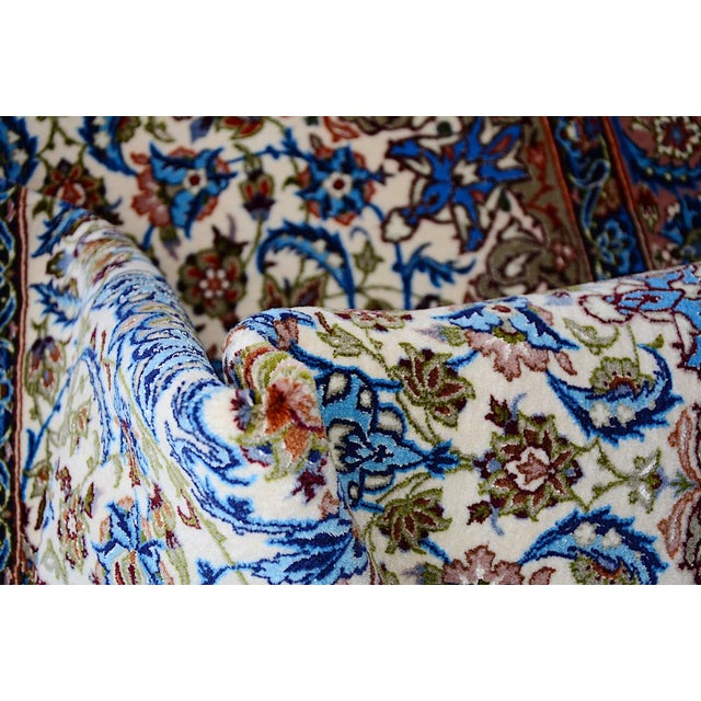Vintage Isfahan Rug, 1980s For Sale - Image 13 of 14