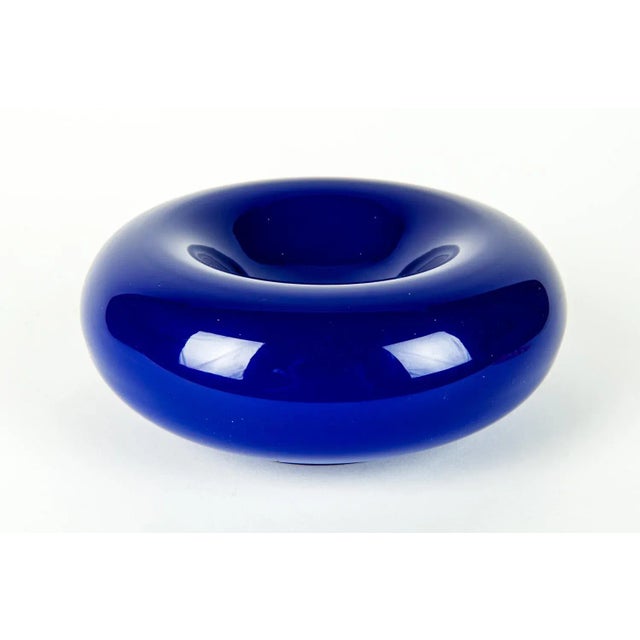 Glass Mid-Century Art Deco Style Murano Glass Dish For Sale - Image 7 of 7