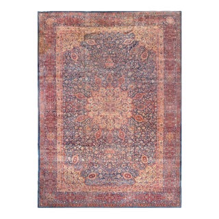 1920s Navy Antique Ardabil Design Tabriz For Sale