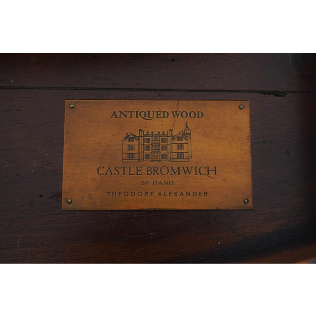 Theodore Alexander Castle Bromwich Console Hall Table For Sale - Image 17 of 18