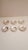 Japanese "Ms" Japanese Vintage Silver Bronze 13 Piece Drinking Cups & Saucers - Set of 6 For Sale - Image 3 of 7