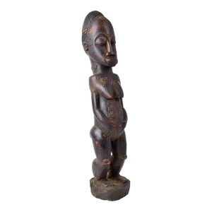 Early 20th Century Baule Standing Figure Côte d'Ivoire
