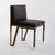 Bizimyer Furniture, "Stella" Chair With Bronze and Exclusive Woven Leather, Tailor Made, Istanbul. Designed by Hasan Samet...